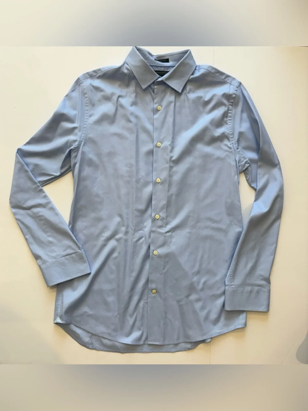 Banana Republic Grant Fit Light Blue Men's Dress Shirt Large